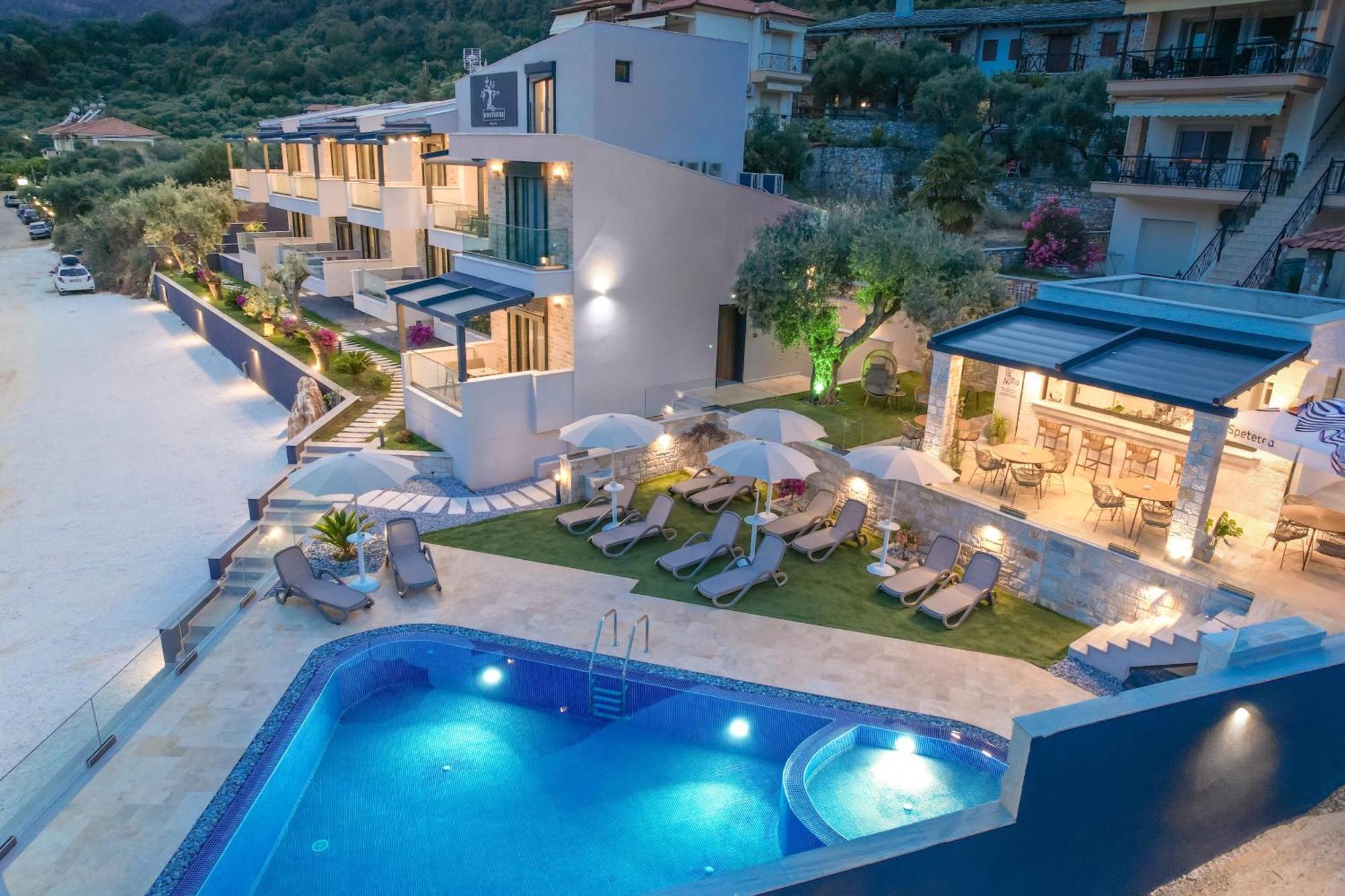 Brothers Htl Thassos Chrisi Ammoudia Exterior foto