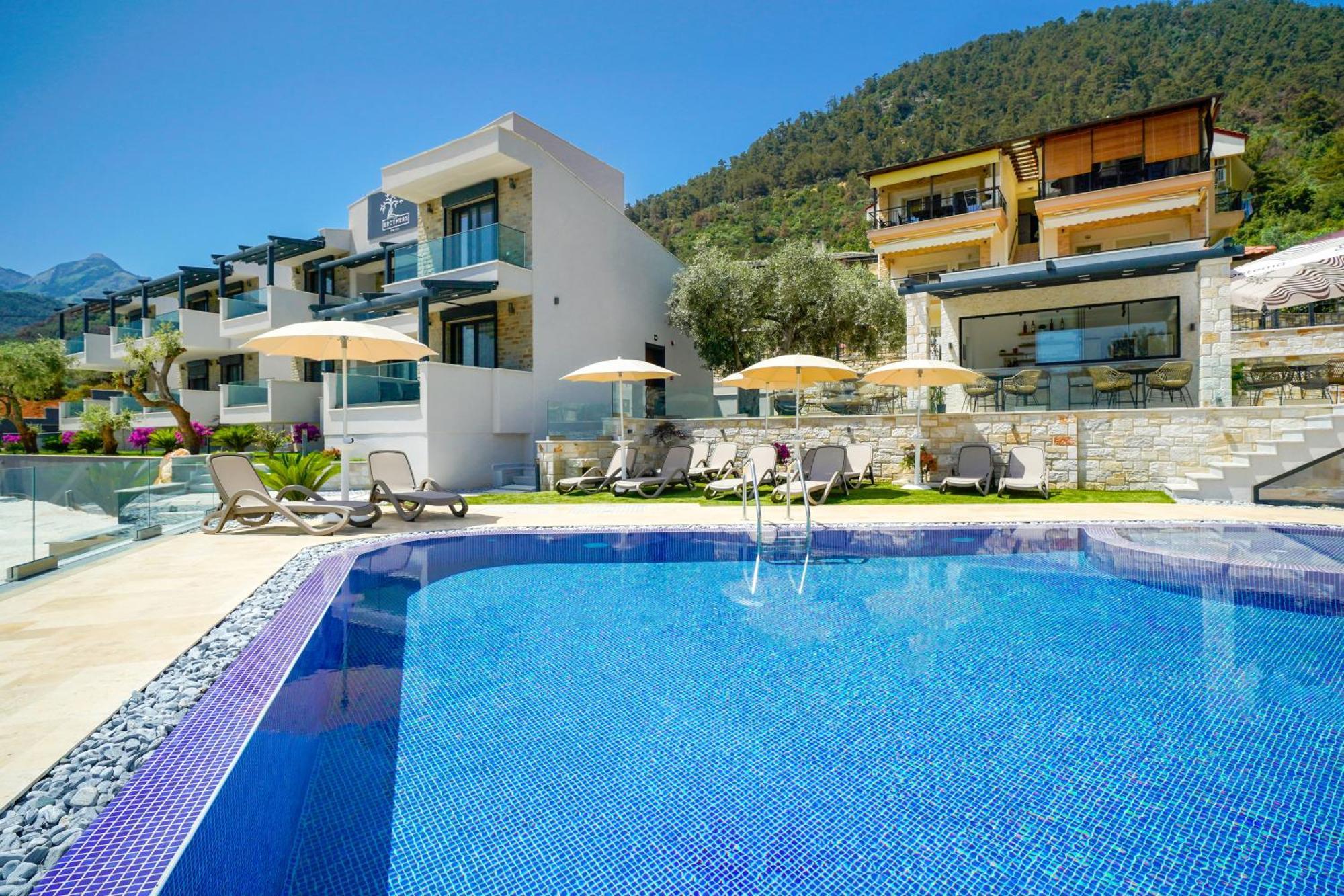 Brothers Htl Thassos Chrisi Ammoudia Exterior foto